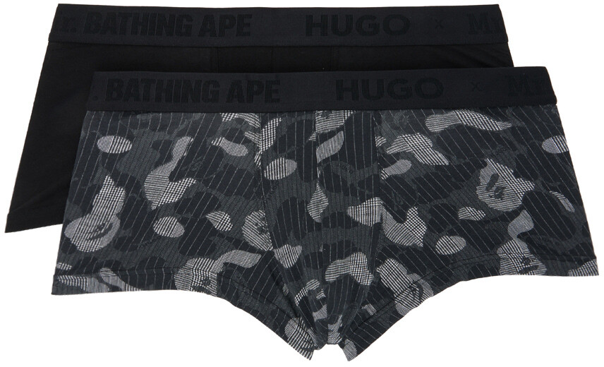 

Набор из двух черных плавок Mr. Bathing Ape Edition Hugo