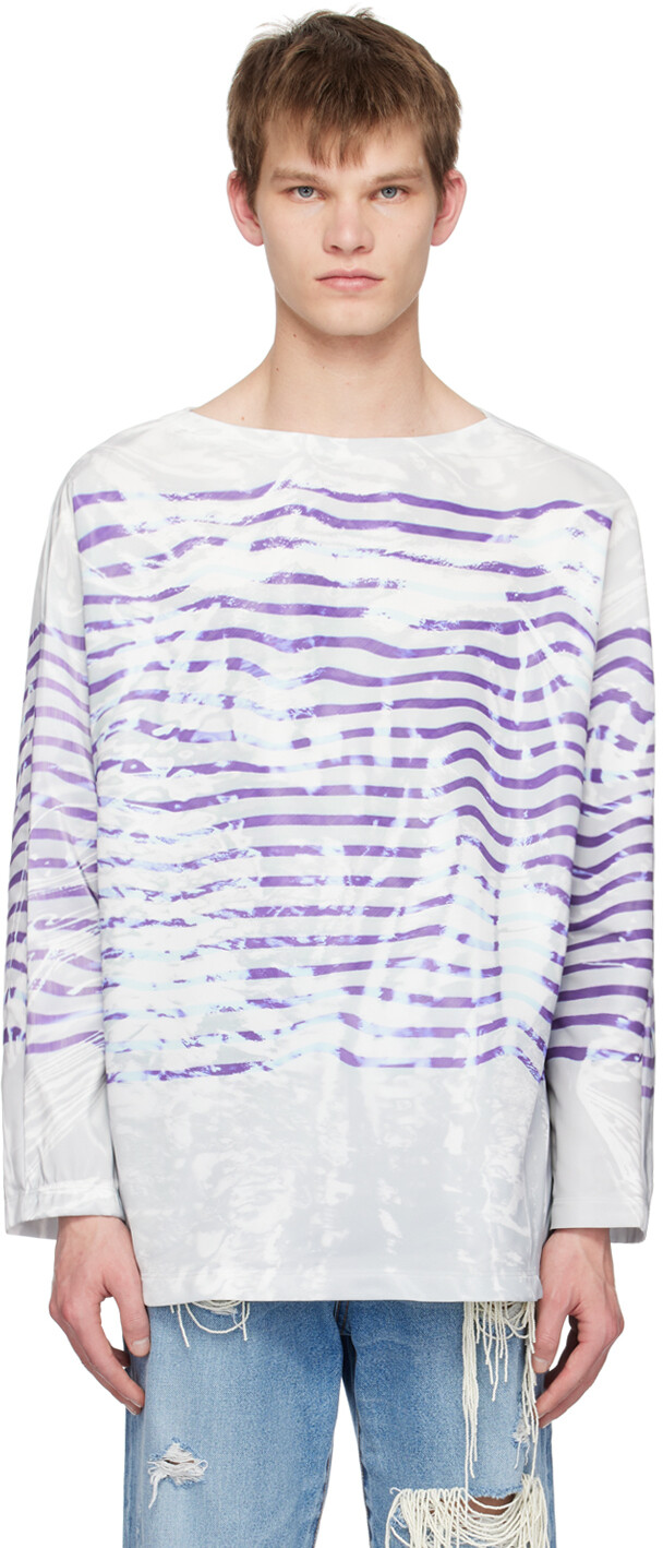 

Серо-фиолетовая футболка с длинным рукавом Mirage Basque Doublet, Фиолетовый