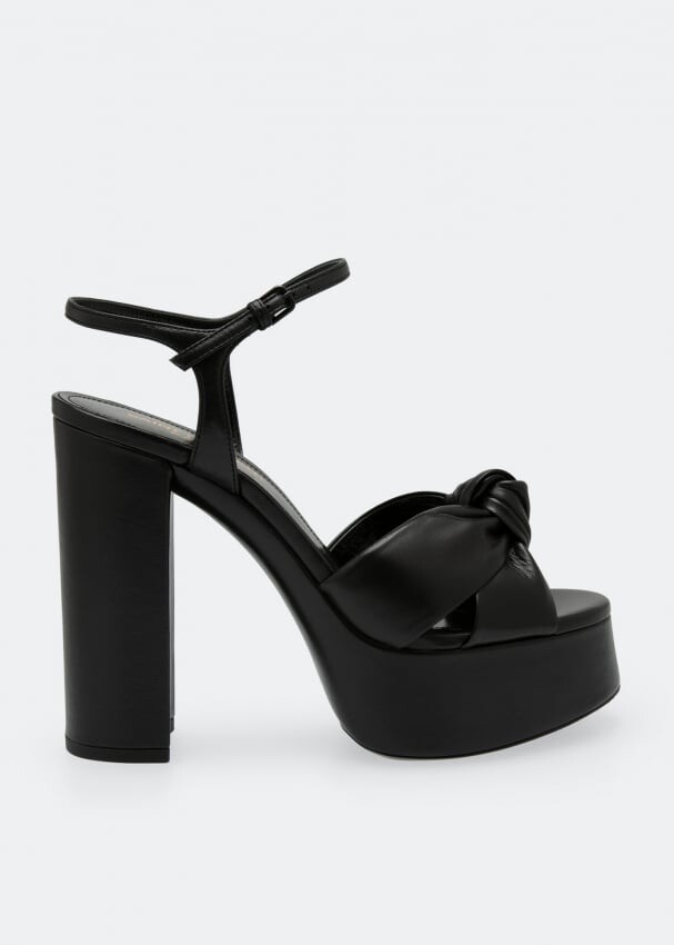 

Сандалии SAINT LAURENT Bianca platform sandals, черный