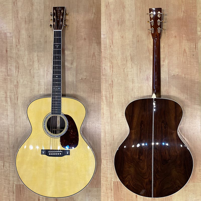 Акустическая гитара Martin Custom Shop Grand Jumbo Style с набором из дикорастущего восточно-индийского палисандра #46 2022 Custom Shop Grand Jumbo Style Acoustic Guitar with Wild-Grain East Indian Rosewood Set #46