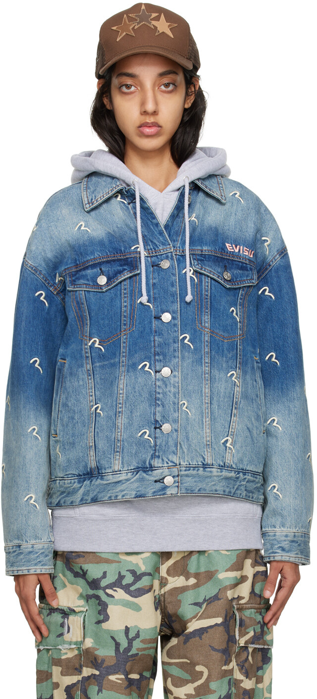 

Джинсовая куртка Indigo Allover Seagull Evisu