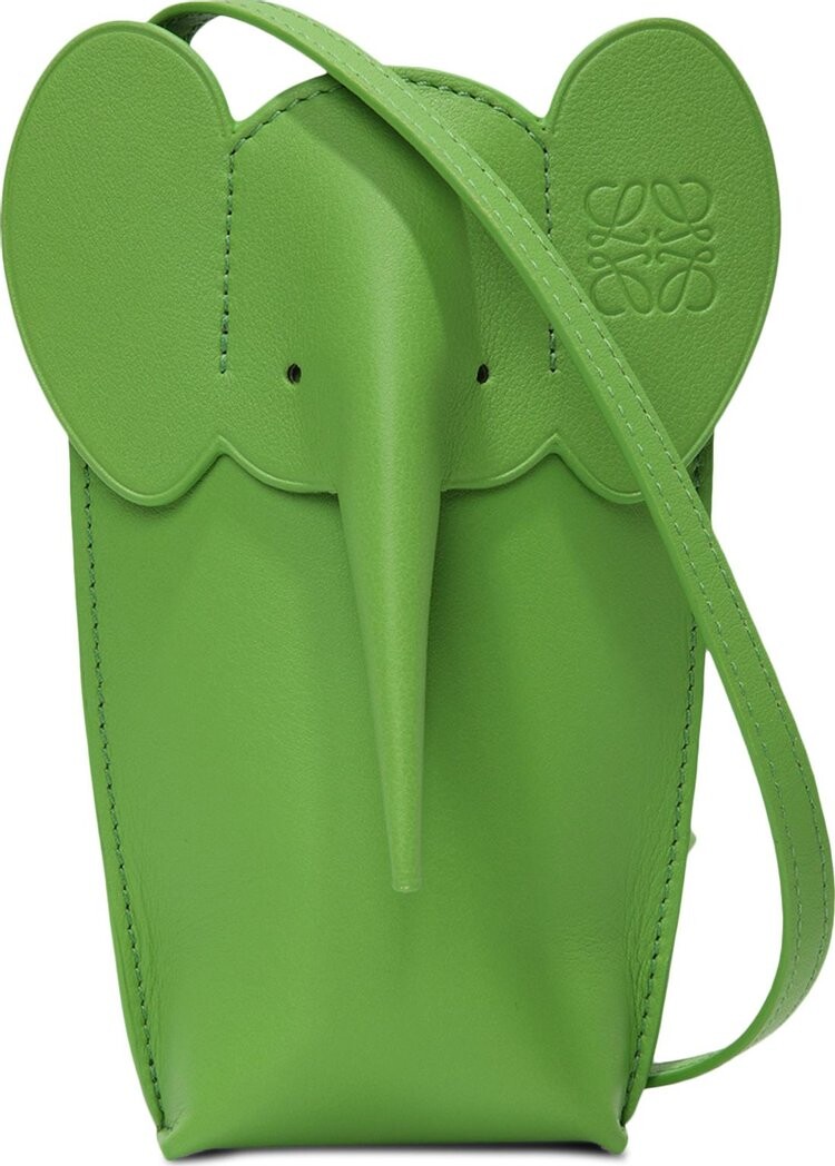 

Сумка Loewe Elephant Pocket Pea, зеленый