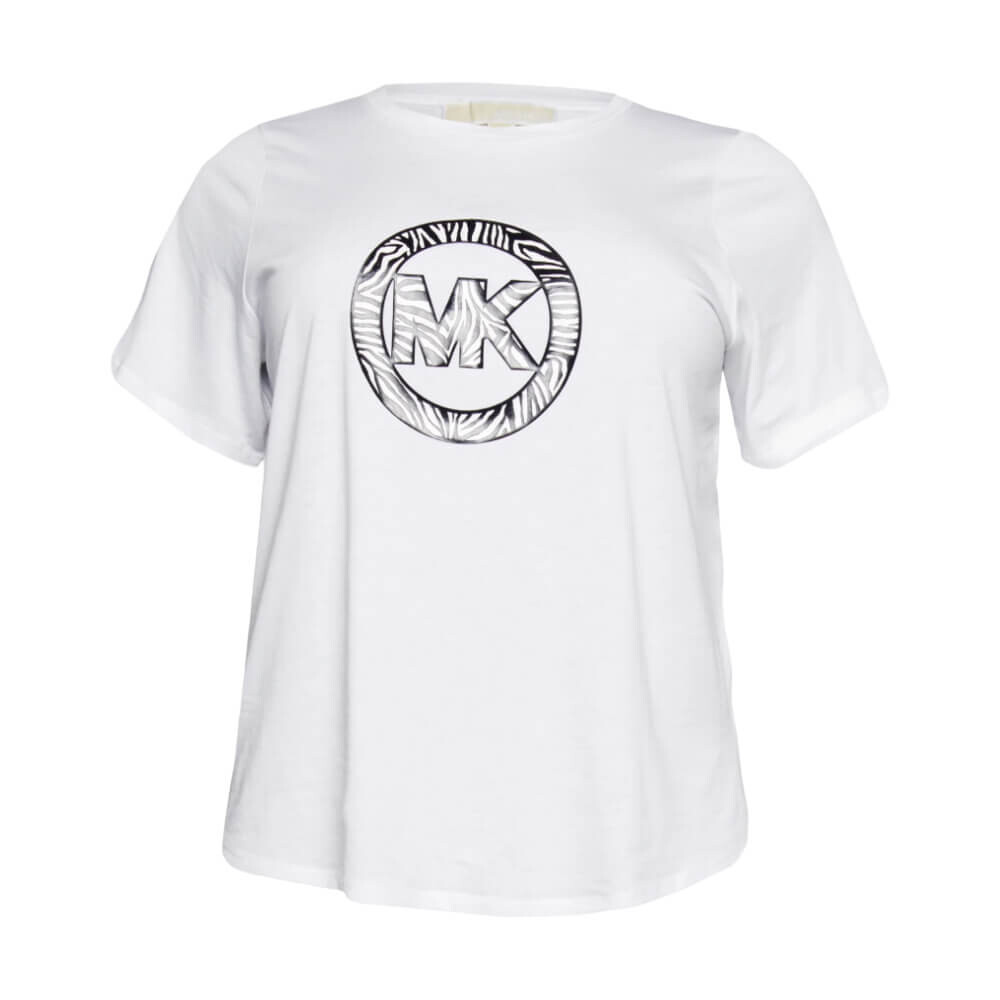 

Футболка Michael Kors Zebra Charm Logo Tee Print, белый