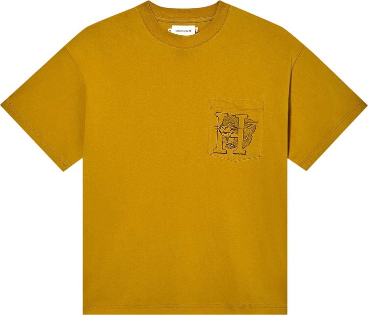 

Футболка Honor The Gift Mascot Pocket Short-Sleeve Tee 'Mustard', желтый