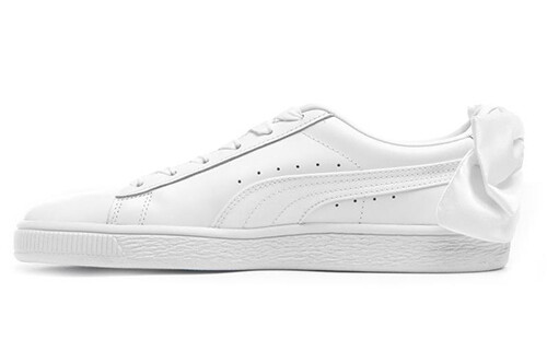 

Puma Basket Bow Тройной белый кожаный(W)