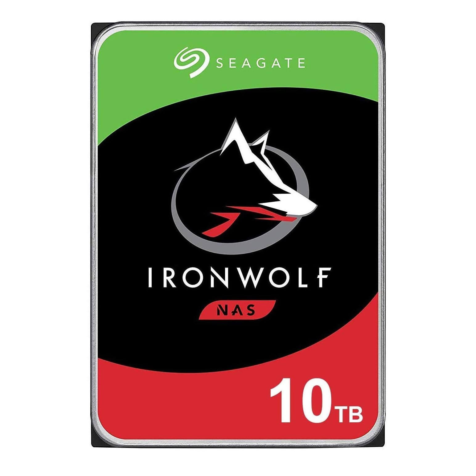 Жесткий диск Seagate IronWolf NAS, 10 ТБ 3.5 ST10000VN0008 жесткий диск seagate nas ironwolf pro 16tb st16000ne000