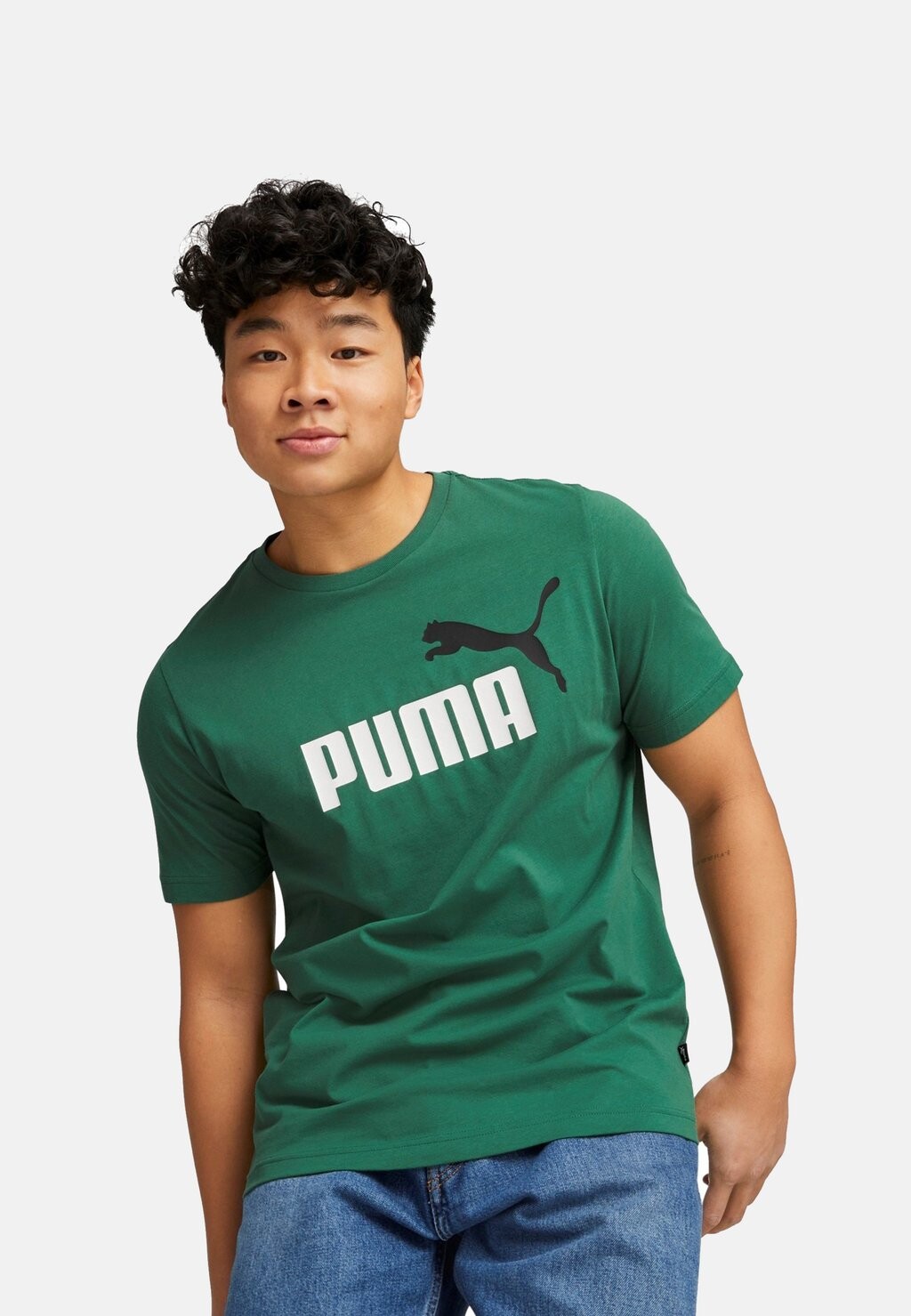 

Футболка с принтом Puma, зеленый