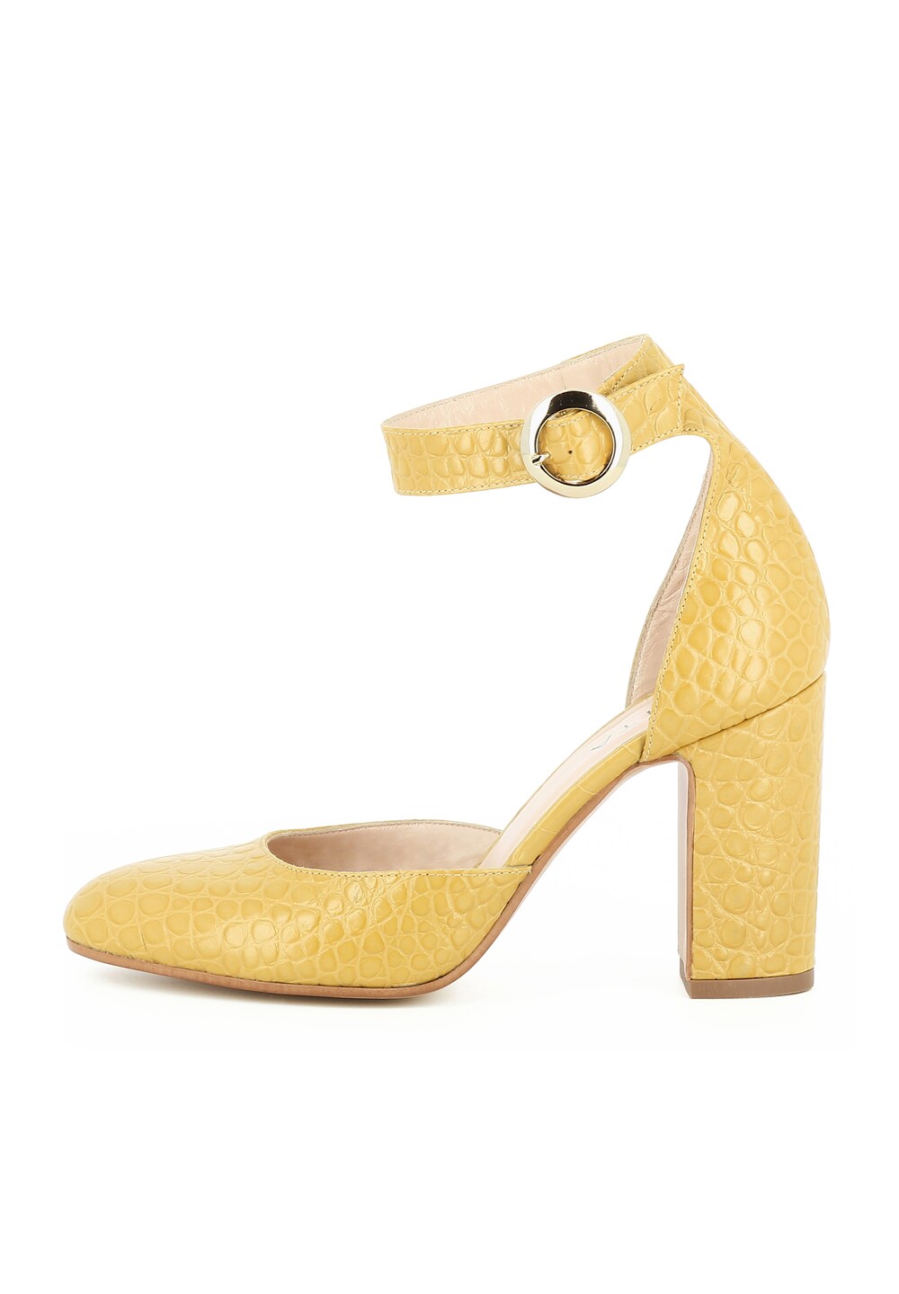 Туфли-лодочки с ремешком на пятке Evita, желтый