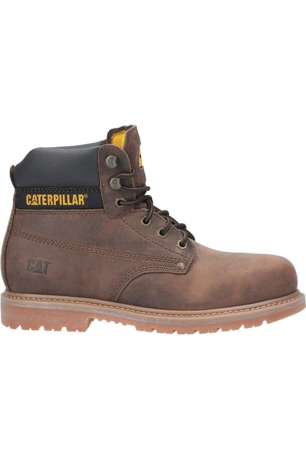 Кожаные защитные ботинки Powerplant S3 Caterpillar, коричневый