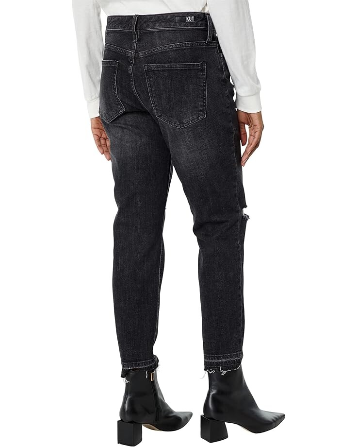 

Джинсы KUT from the Kloth Rachael High-Rise Fab AB Mom Jeans Released Hem in Prowess, цвет Prowess