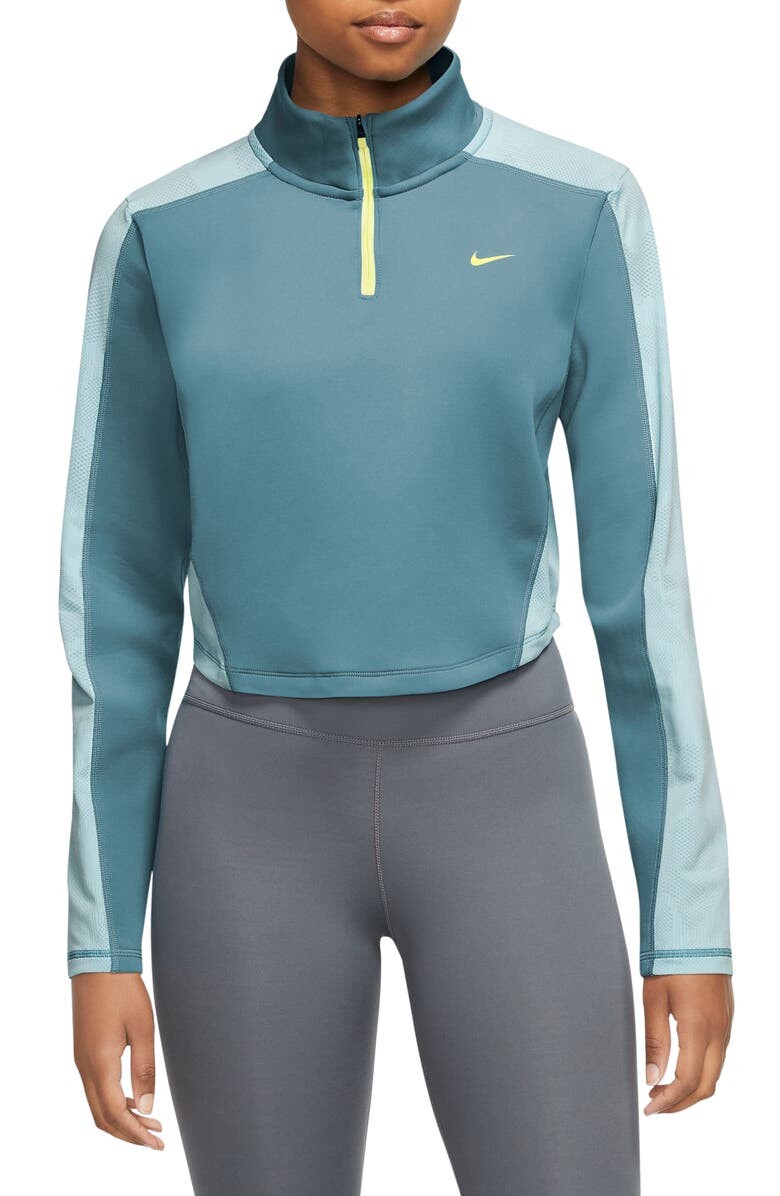 

Тренировочный топ с молнией на четверть Dri FIT NIKE