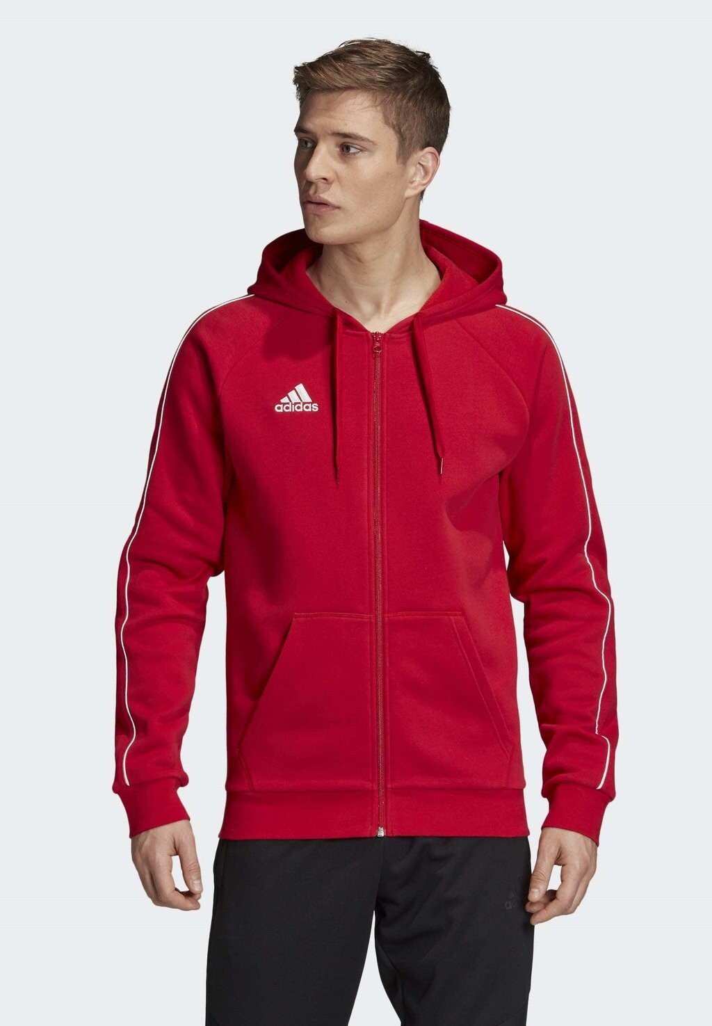 

Толстовка CORE 19 HOODIE adidas Performance, цвет red