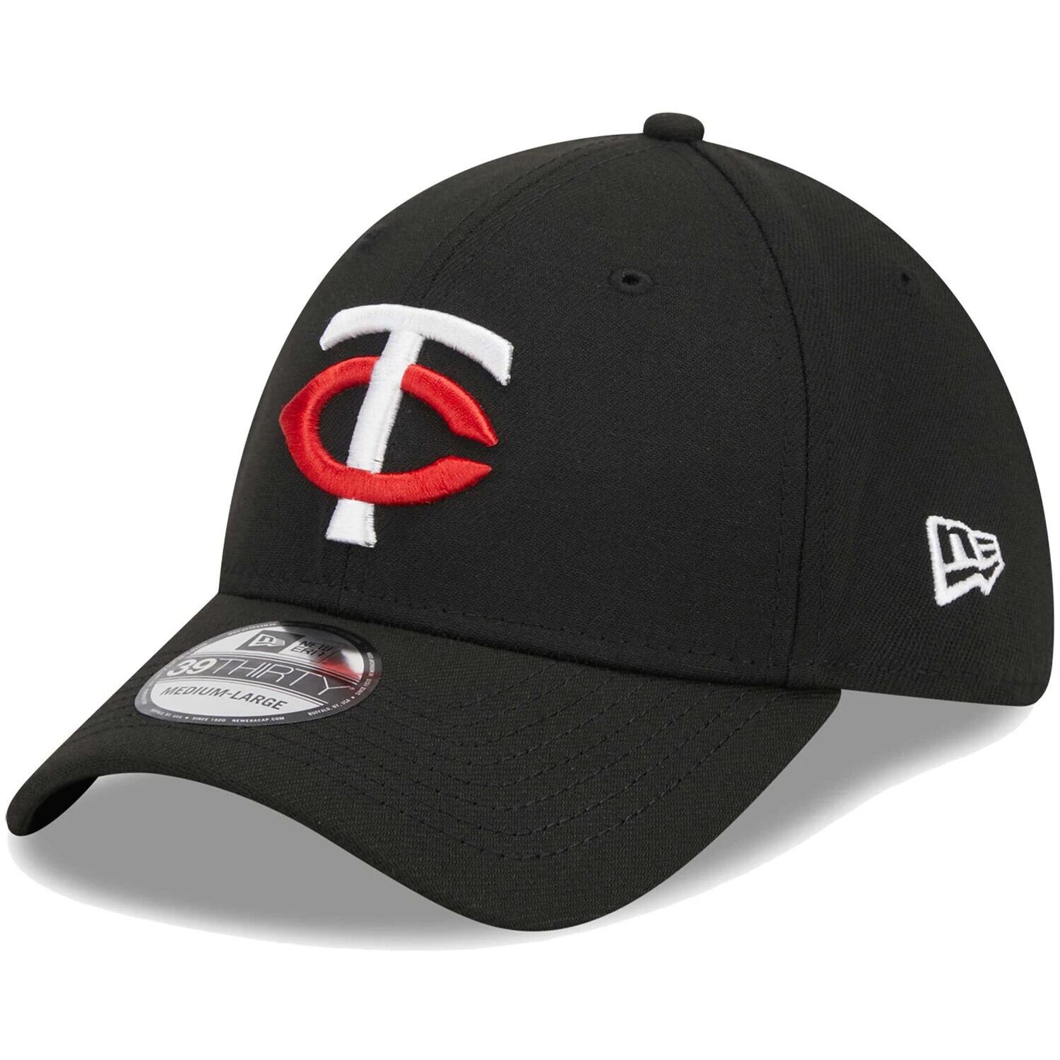 

Мужская черная кепка New Era Minnesota Twins Logo 39THIRTY Flex Hat