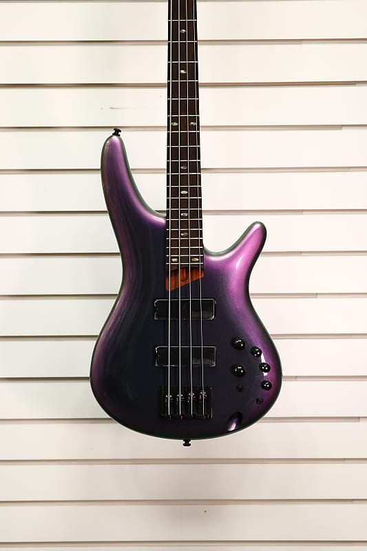 цена Басс гитара Ibanez SR500E-BAB Bass with Rosewood Fretboard 2022 - Black Aurora Gloss