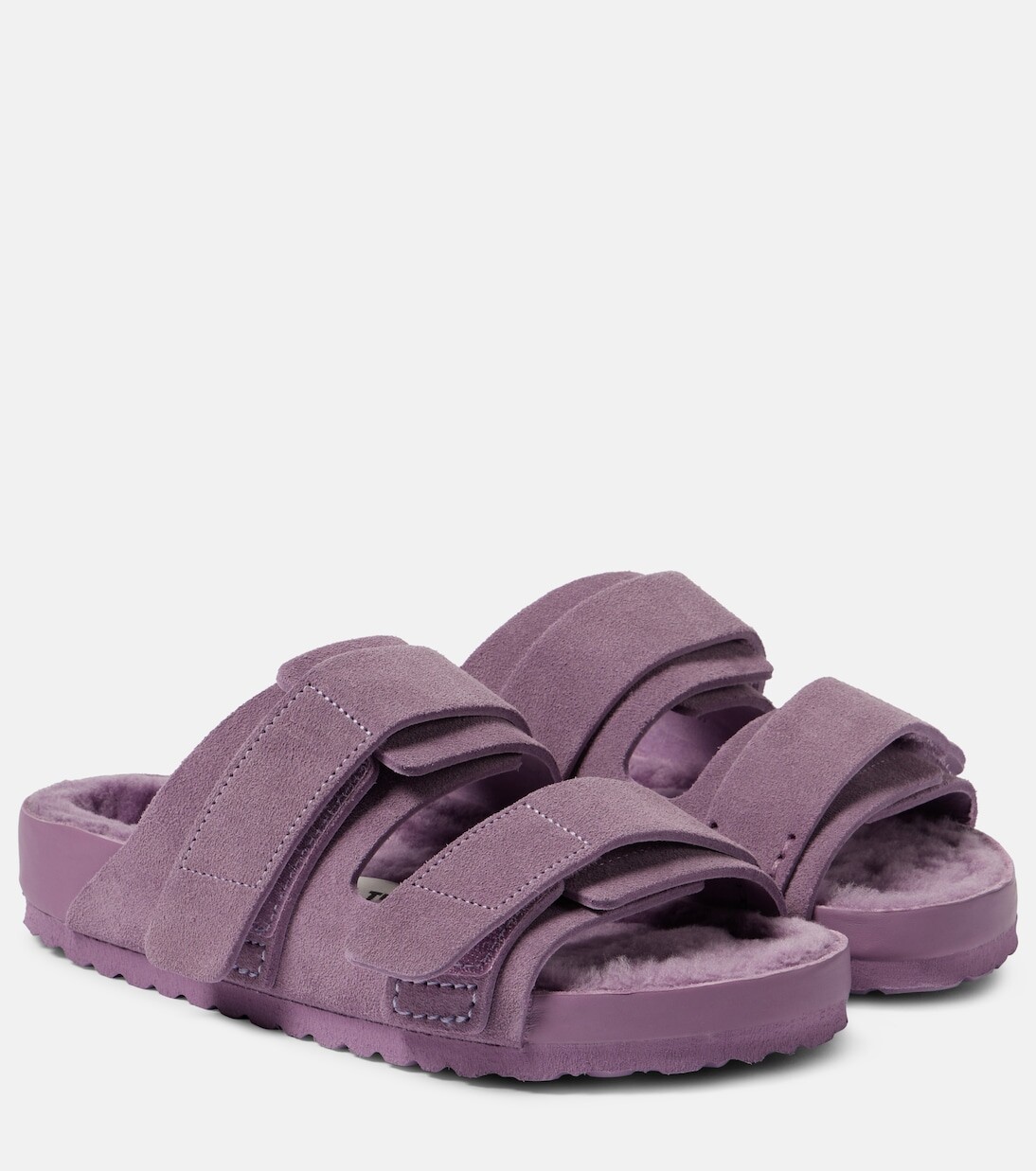 

Замшевые шлепанцы x tekla uji Birkenstock 1774, фиолетовый