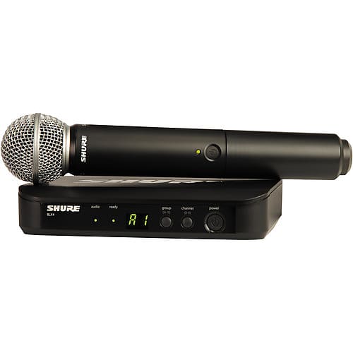 Микрофон Shure BLX24 / SM58-H9 shure blx24 sm58 m17 вокальная радиосистема