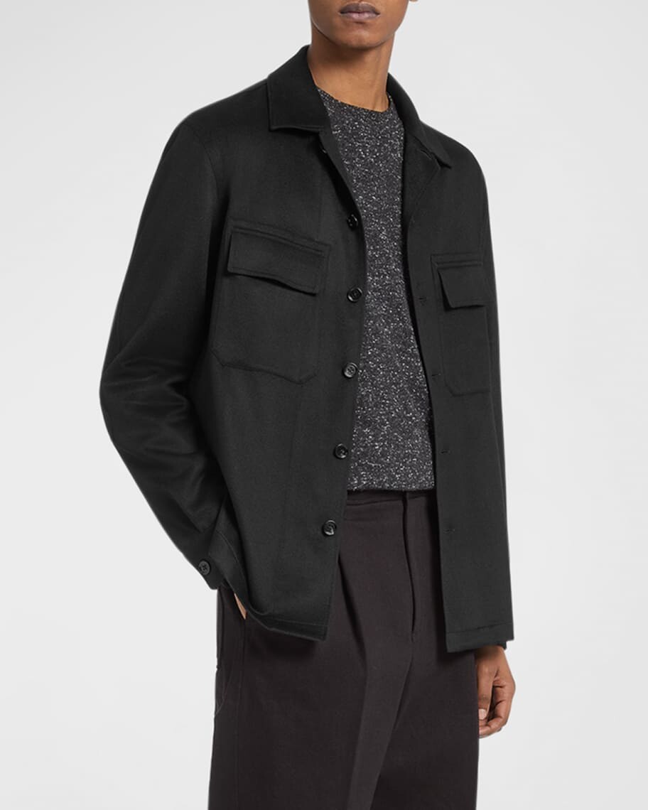 

Мужская верхняя рубашка из кашемира ZEGNA