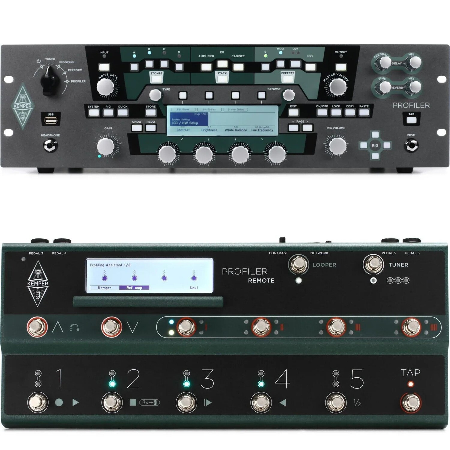 

Kemper Profiler Power Rack и Profiler Remote