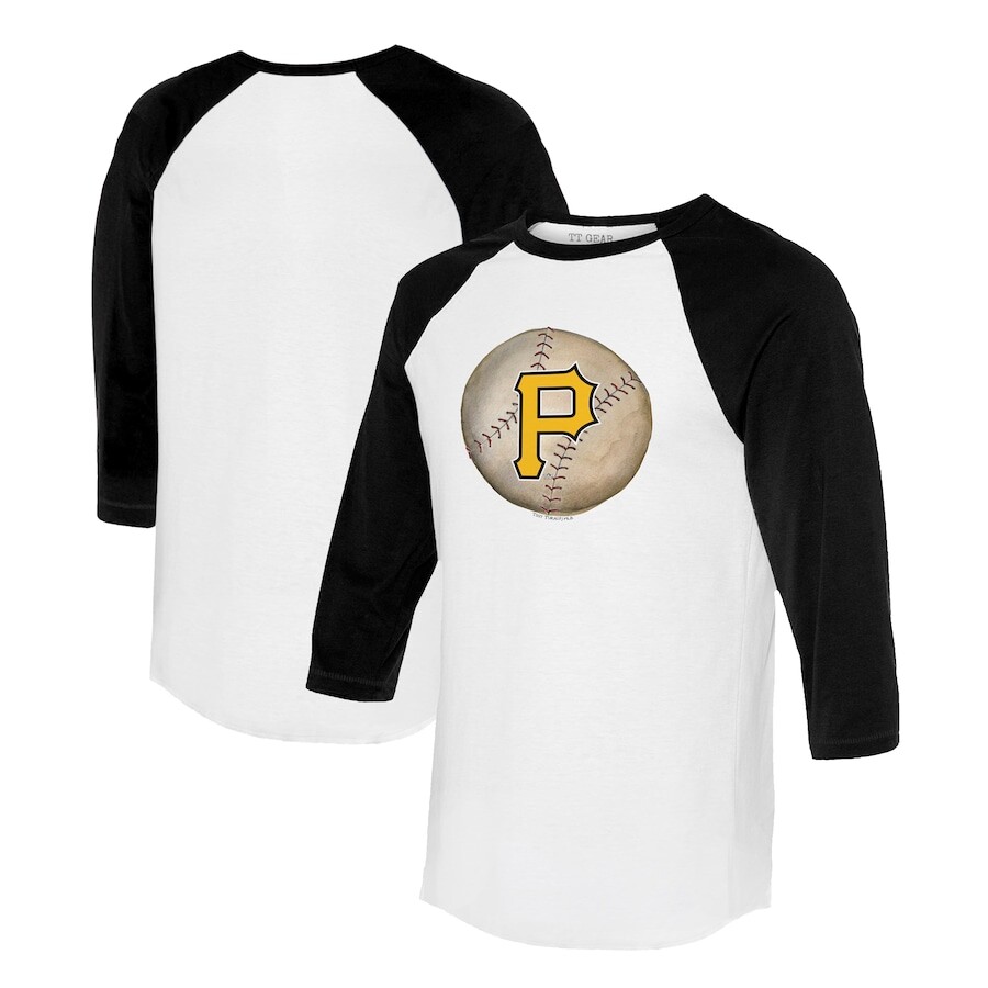 

Футболка с длинным рукавом Tiny Turnip Pittsburgh Pirates, белый