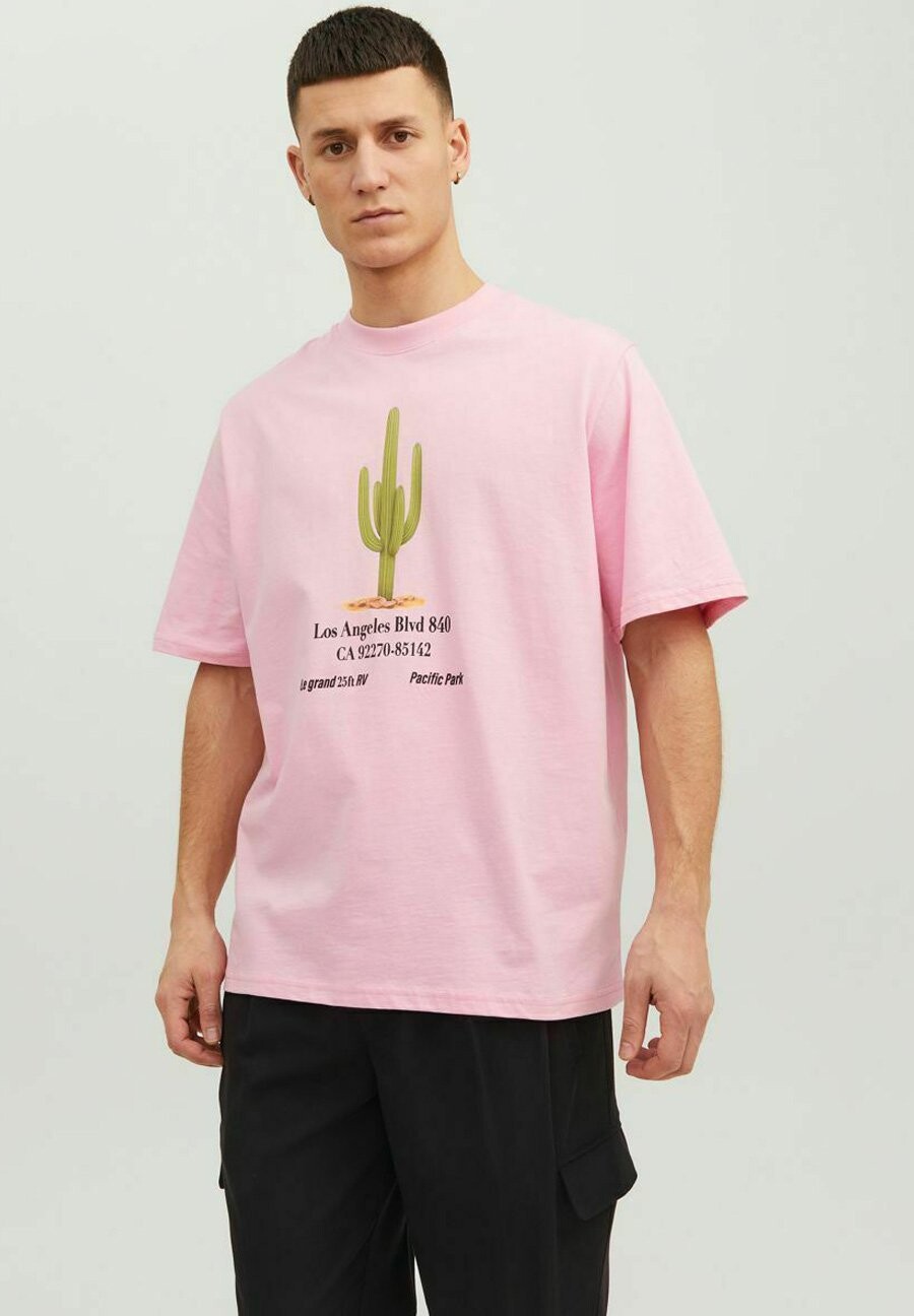 

Футболка с принтом Jack & Jones, светло-розовый