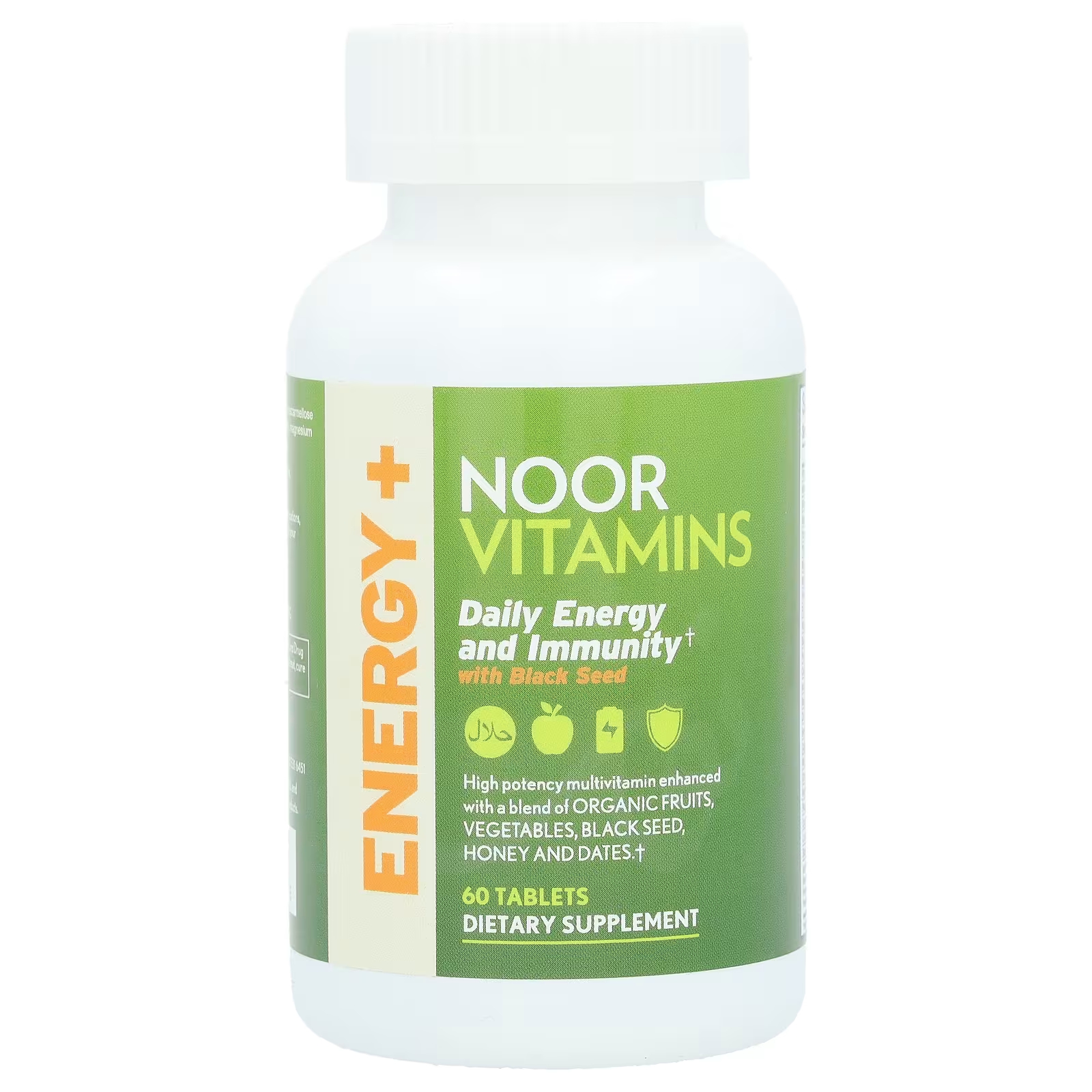 Витамины Noor Vitamins энергия и иммунитет с черным семенем, 60 таблеток noor витамины мультивитамины и минералы 60 таблеток noor vitamins
