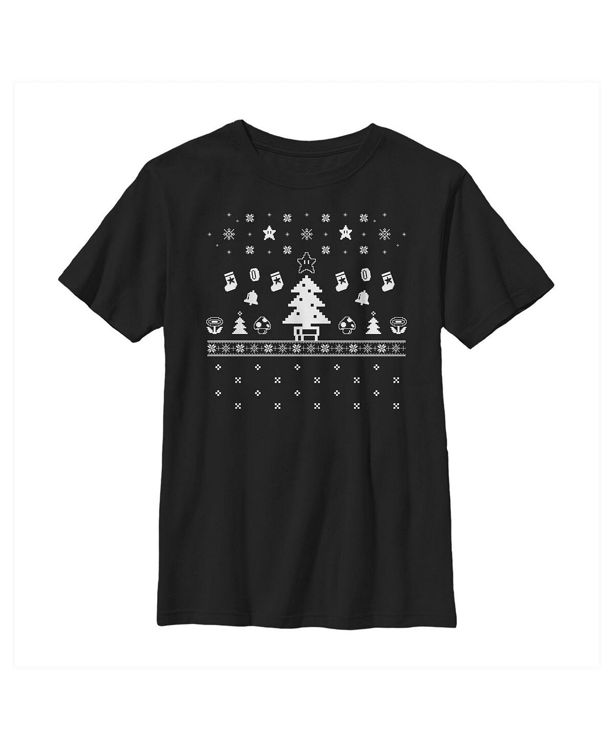 

Детская футболка Ugly Christmas Tree Super Mario для мальчика Nintendo