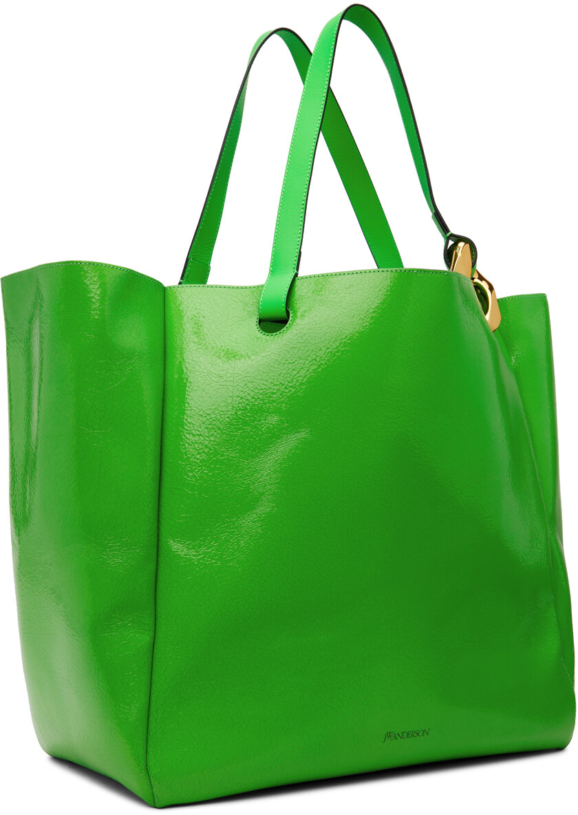 

Угловая сумка-тоут Green XL, неоновая JW Anderson