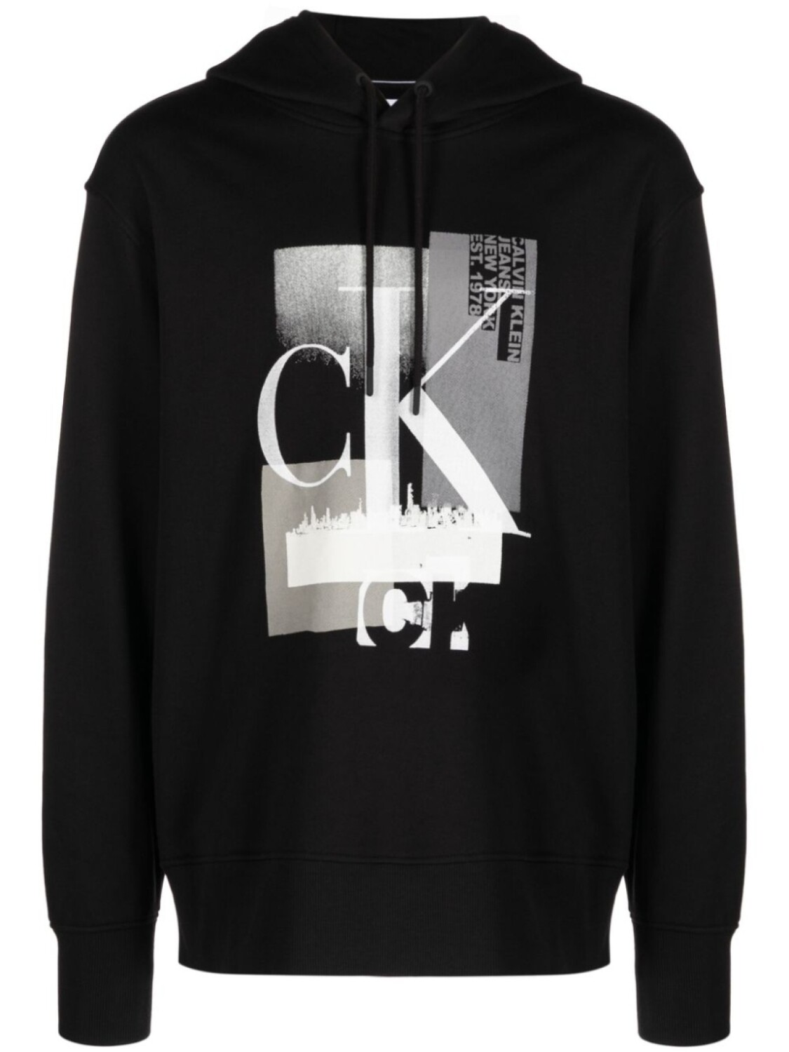 

Calvin Klein Jeans толстовка с нашивкой-логотипом, черный