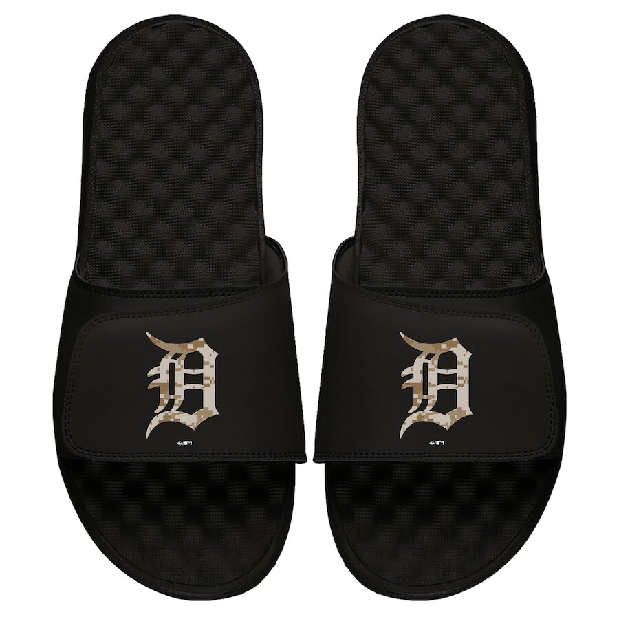 

Шлепанцы ISlide Detroit Tigers, черный