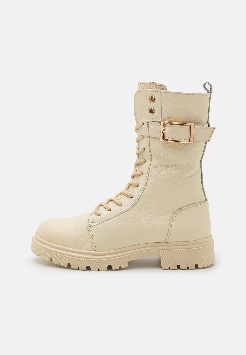 

Сапоги на шнуровке Leather Friboo, цвет off-white