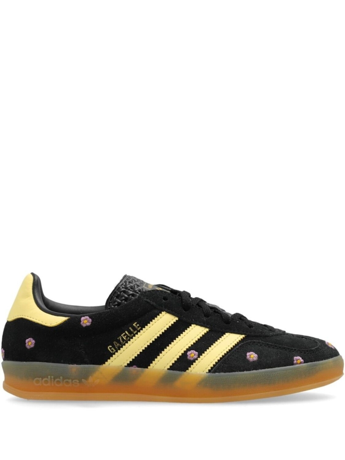 

Adidas кроссовки adidas Gazelle Indoor с цветочной вышивкой, черный