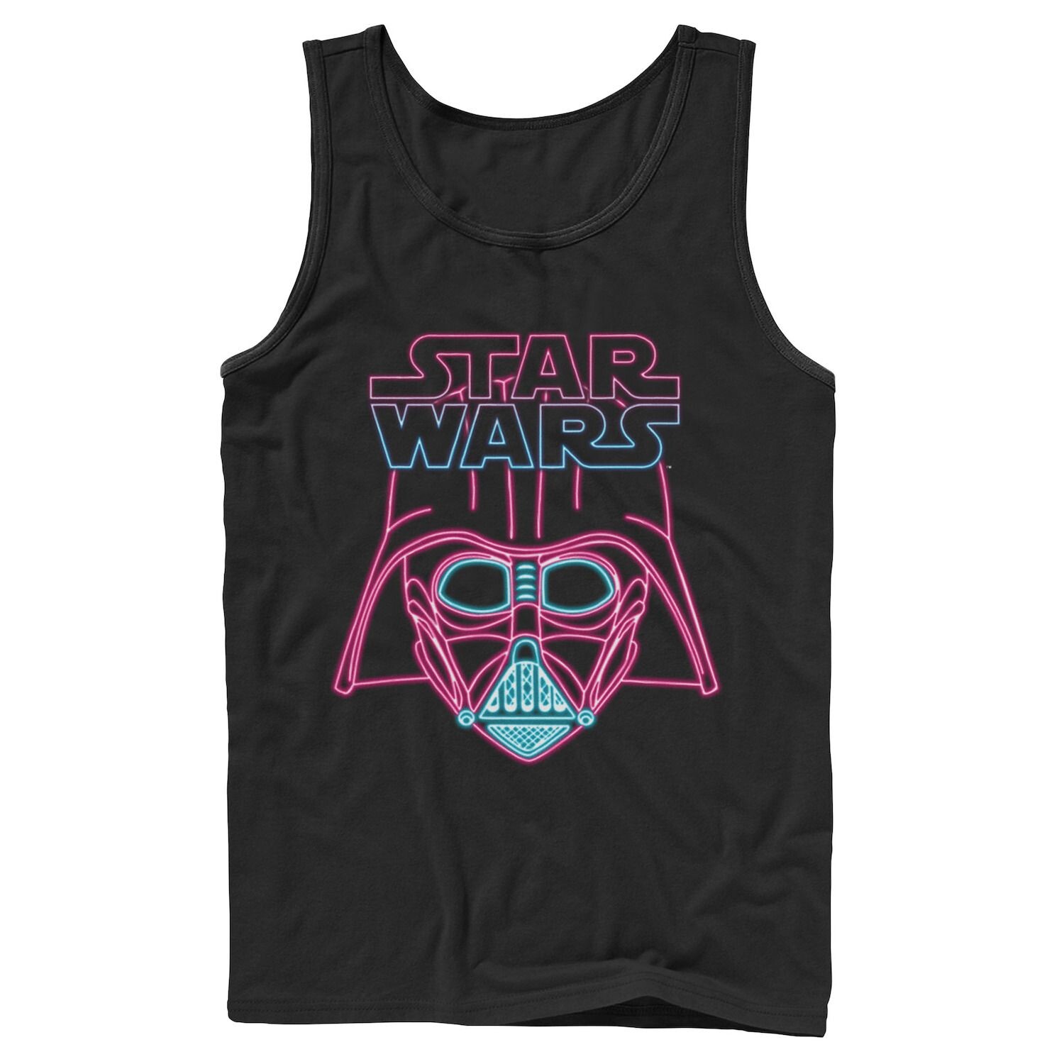 

Мужская майка с неоновым логотипом «Звездные войны» Дарта Вейдера Star Wars