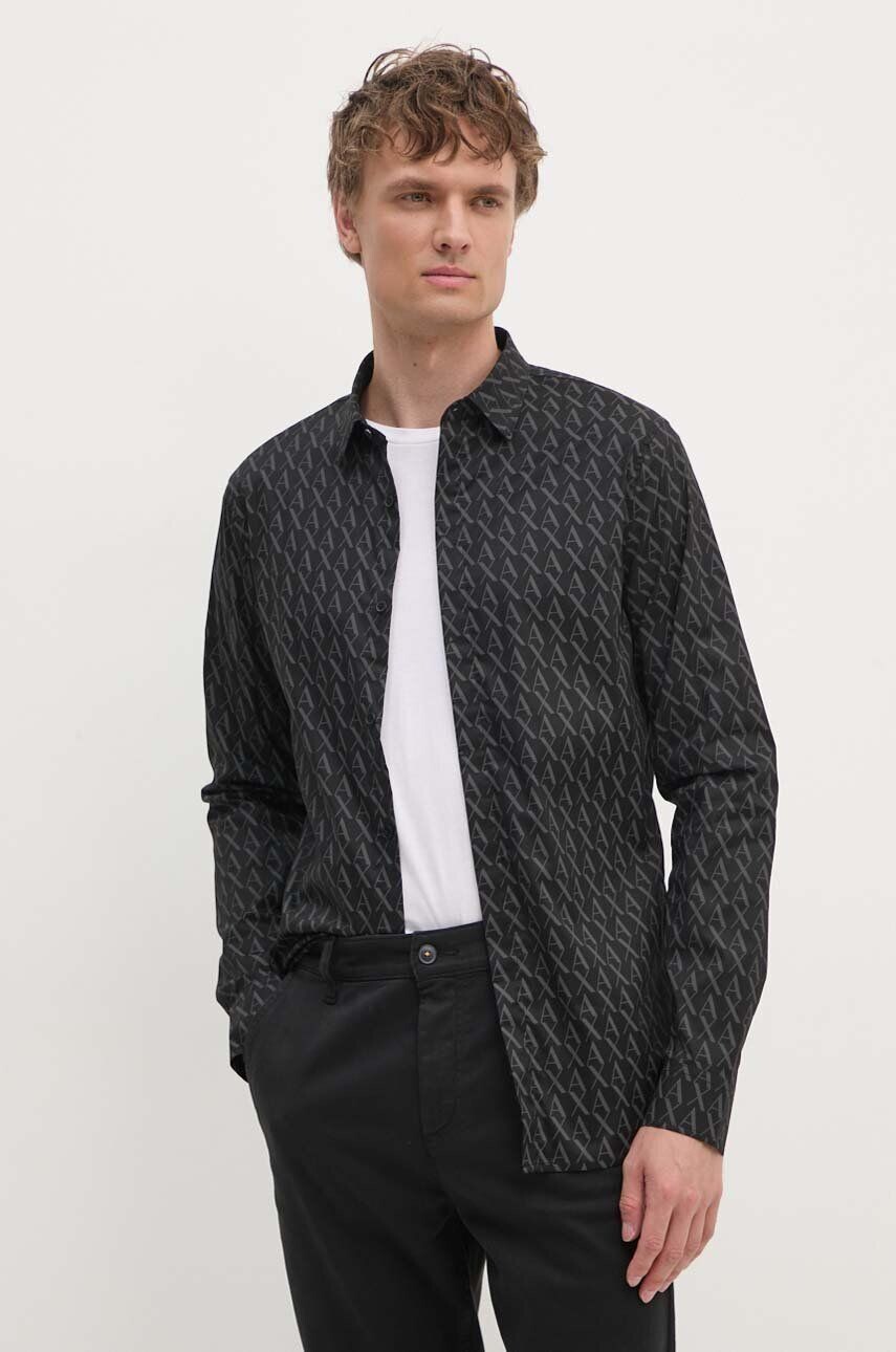 

Рубашка Армани Обмен Armani Exchange, черный