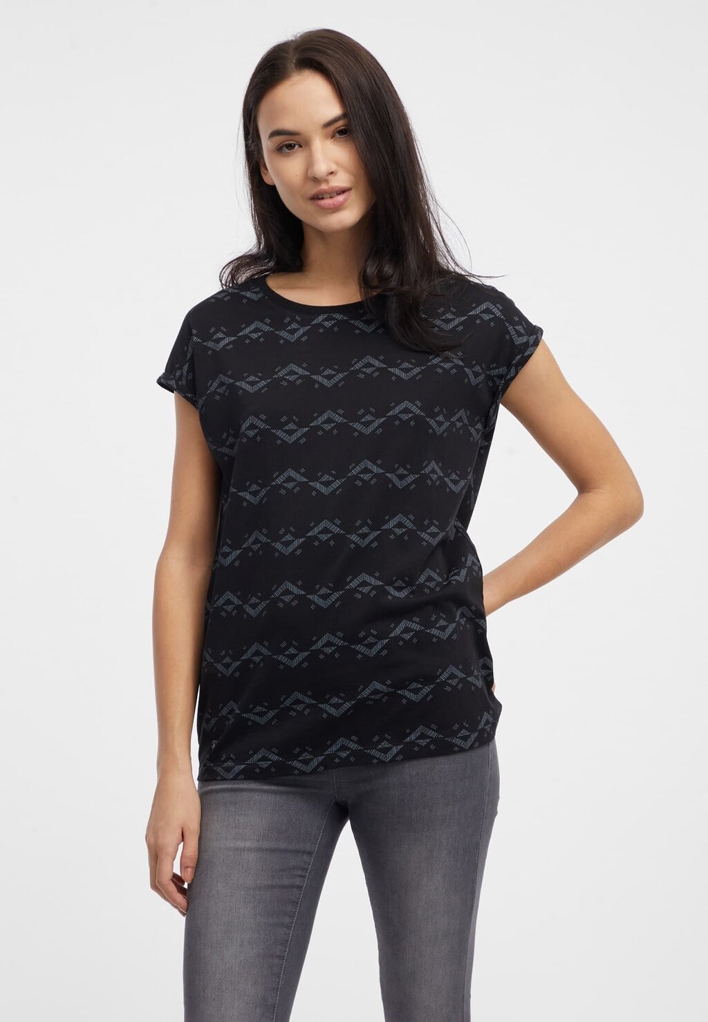 

Футболка с принтом DIONA Ragwear, цвет black