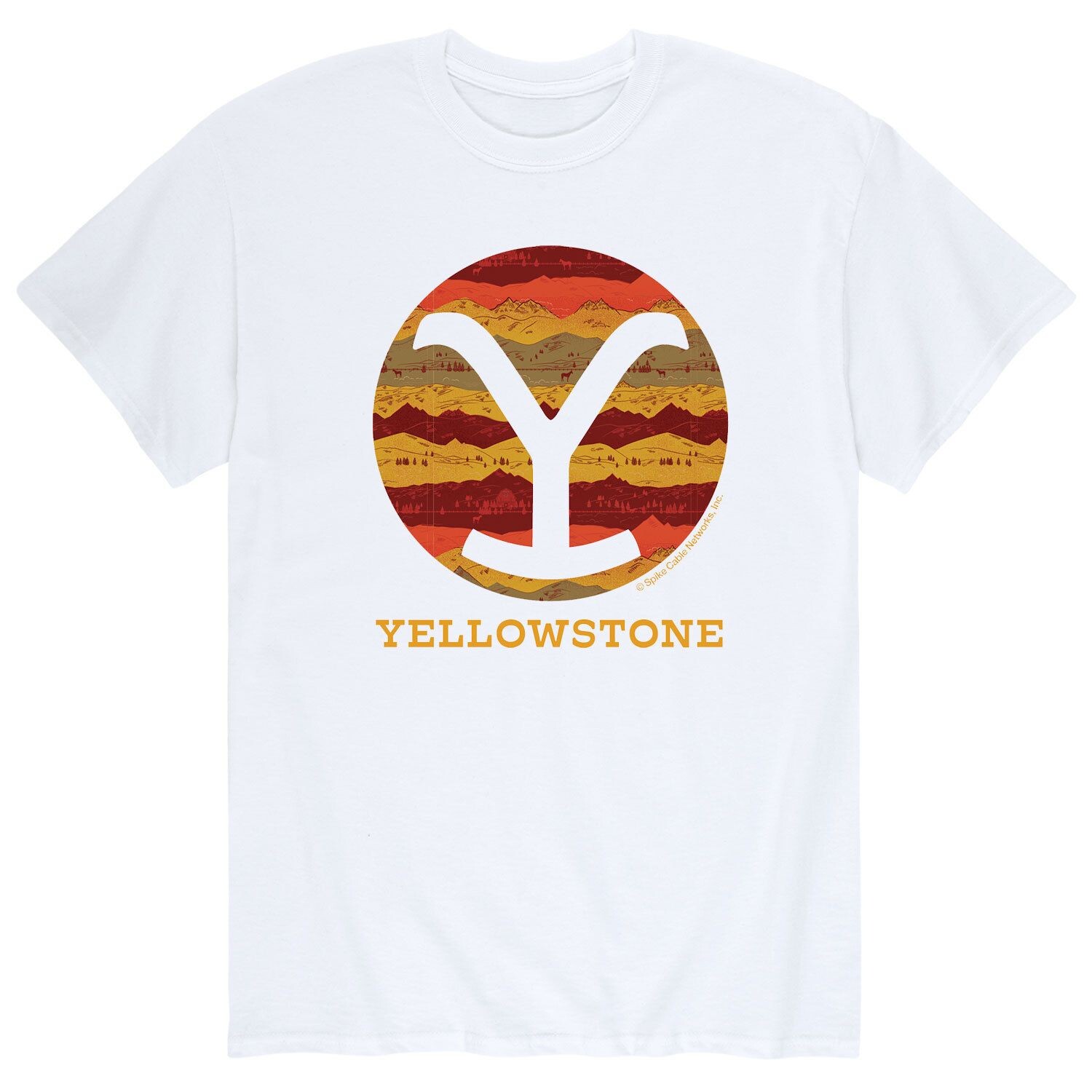 

Мужская футболка Y с узором Yellowstone Y Licensed Character