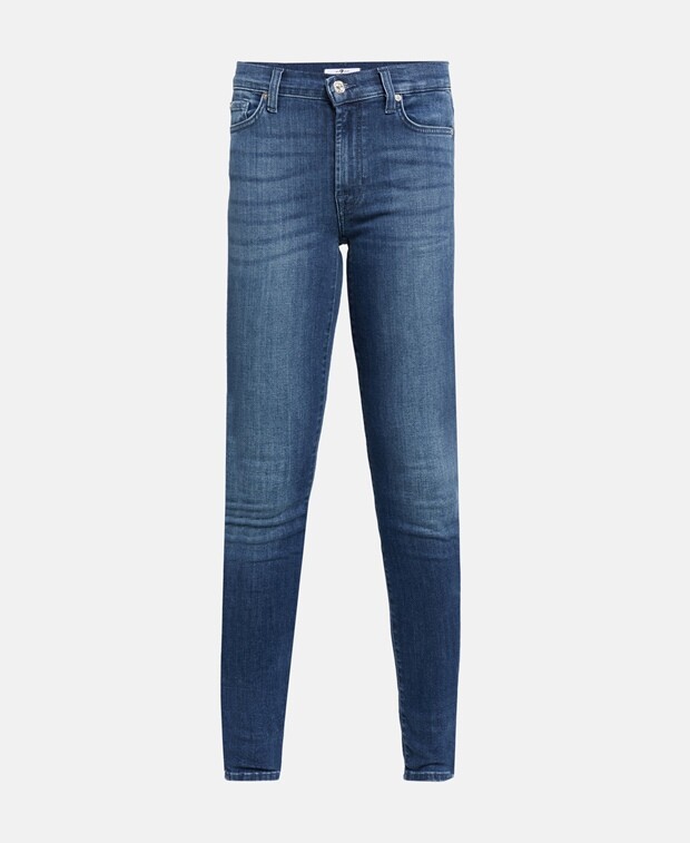 

Джинсы скинни 7 for all Mankind, синий