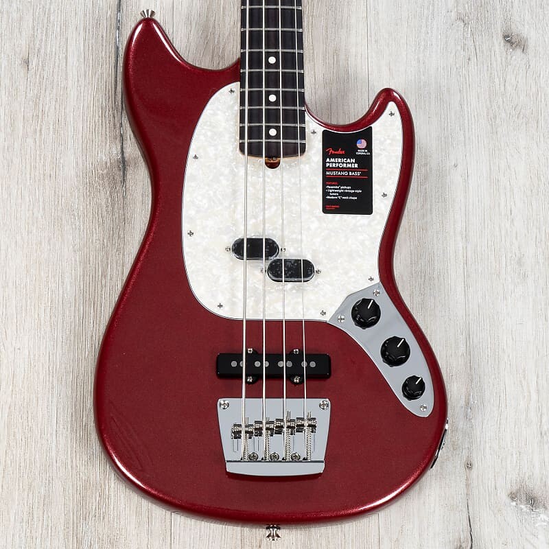 

Басс гитара Fender American Performer Mustang Bass, Rosewood Fingerboard, Aubergine