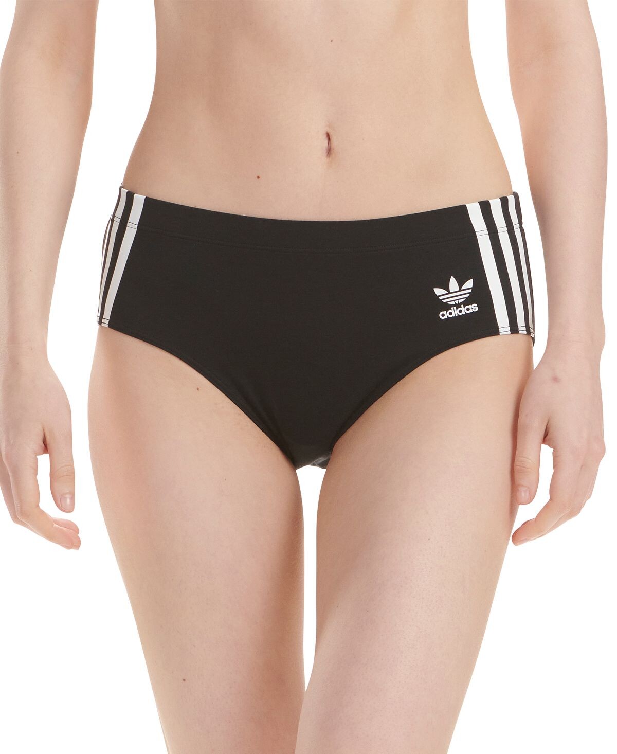

Женское нижнее белье-хипстер с тремя полосками 4A7H64 adidas, черный