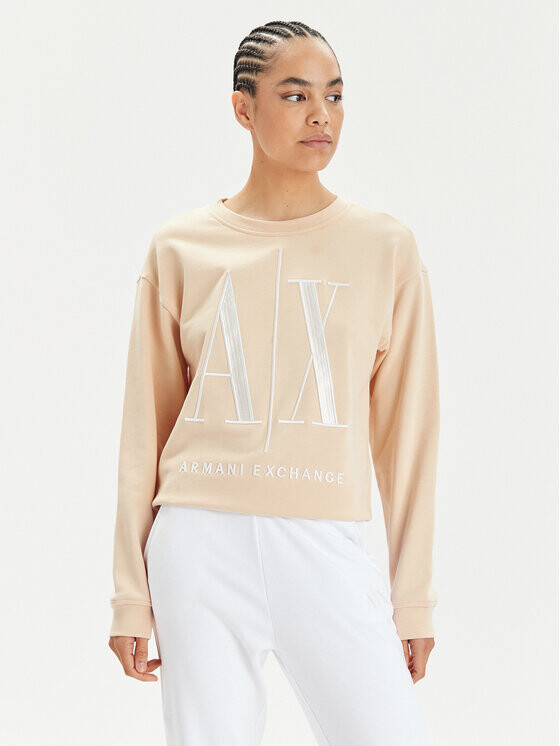 

Толстовка стандартного кроя Armani Exchange, желтый