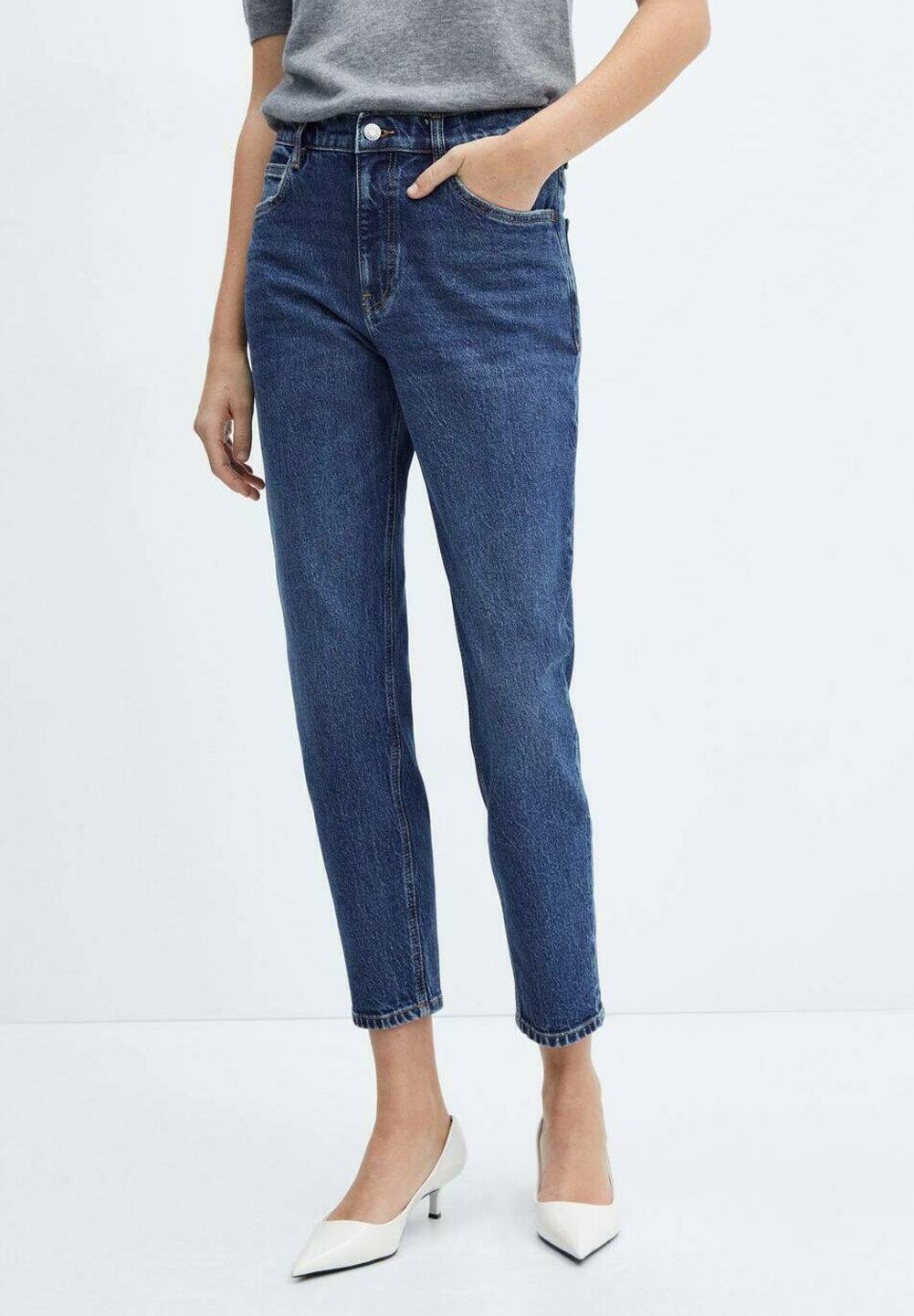 

Джинсы Baggy Newmom Mango, цвет dark blue