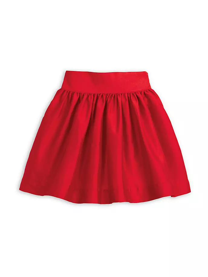 Праздничная юбка для маленьких девочек и девочек Bella Bliss, красный