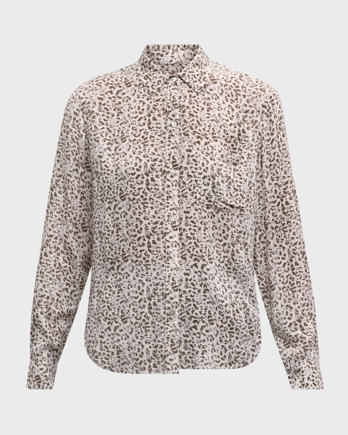 

Рубашка Cheetah Josephine на пуговицах спереди Rails, цвет Charcoal Cheetah