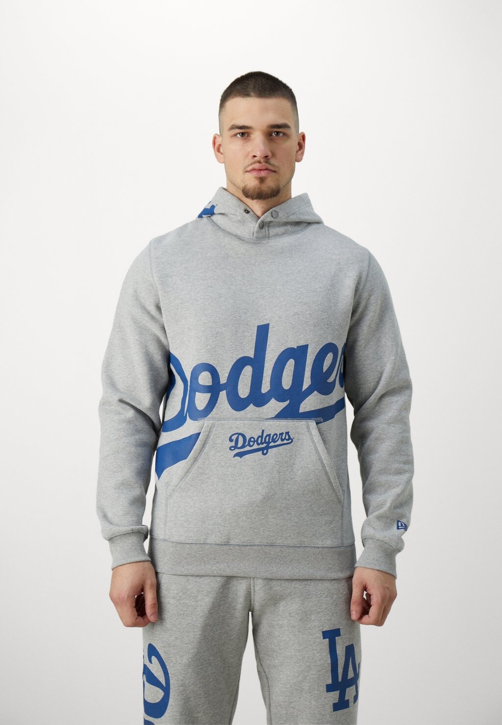 

Команда Mlb Лос-Анджелес Додгерс New Era, цвет heather gray