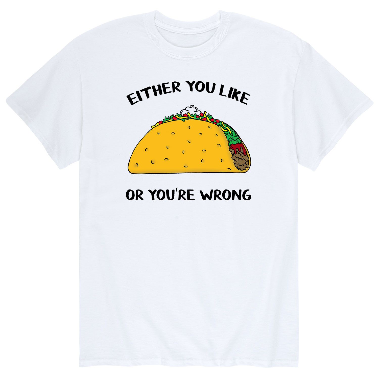 Мужская футболка с рисунком Like Tacos Licensed Character