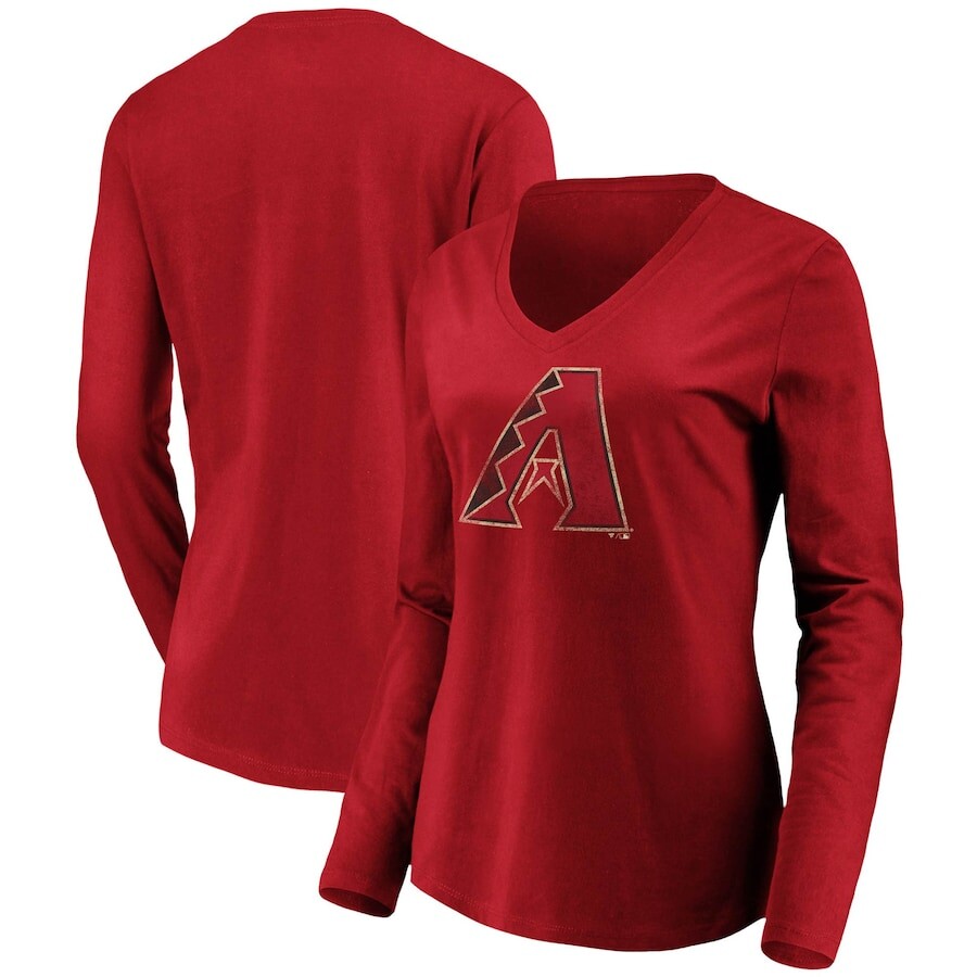 

Футболка с длинным рукавом Fanatics Branded Arizona Diamondbacks, красный