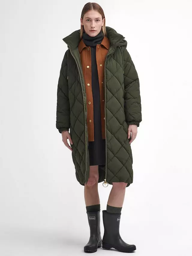 

Пуховик Barbour Kirkton, цвет olive/ancient