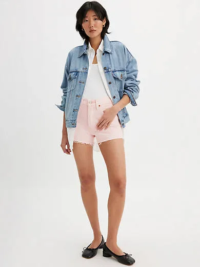 

501 женские шорты оригинального кроя с высокой посадкой Levi's, розовый