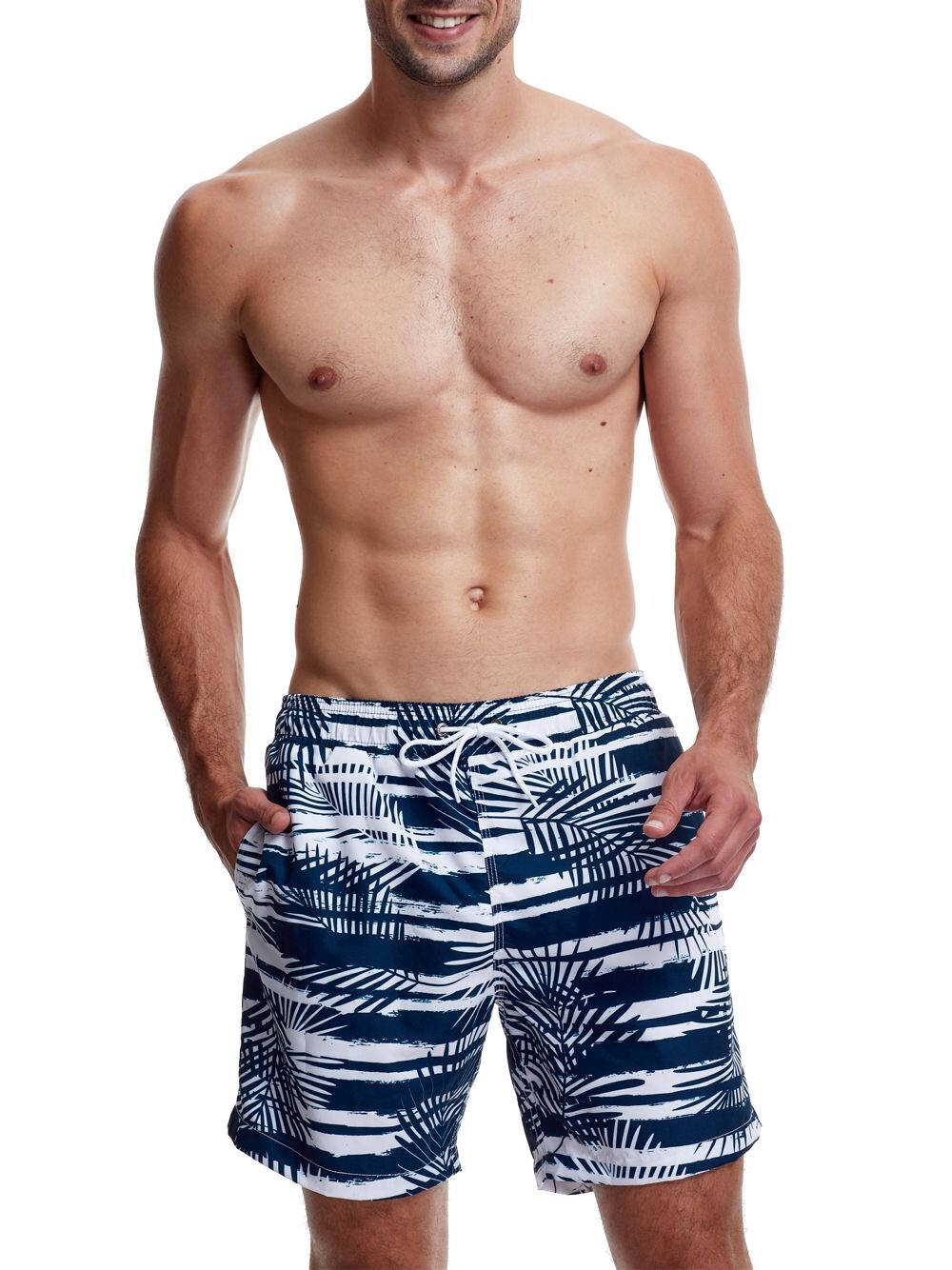 

Шорты для плавания в полоску Gottex Swimwear, белый