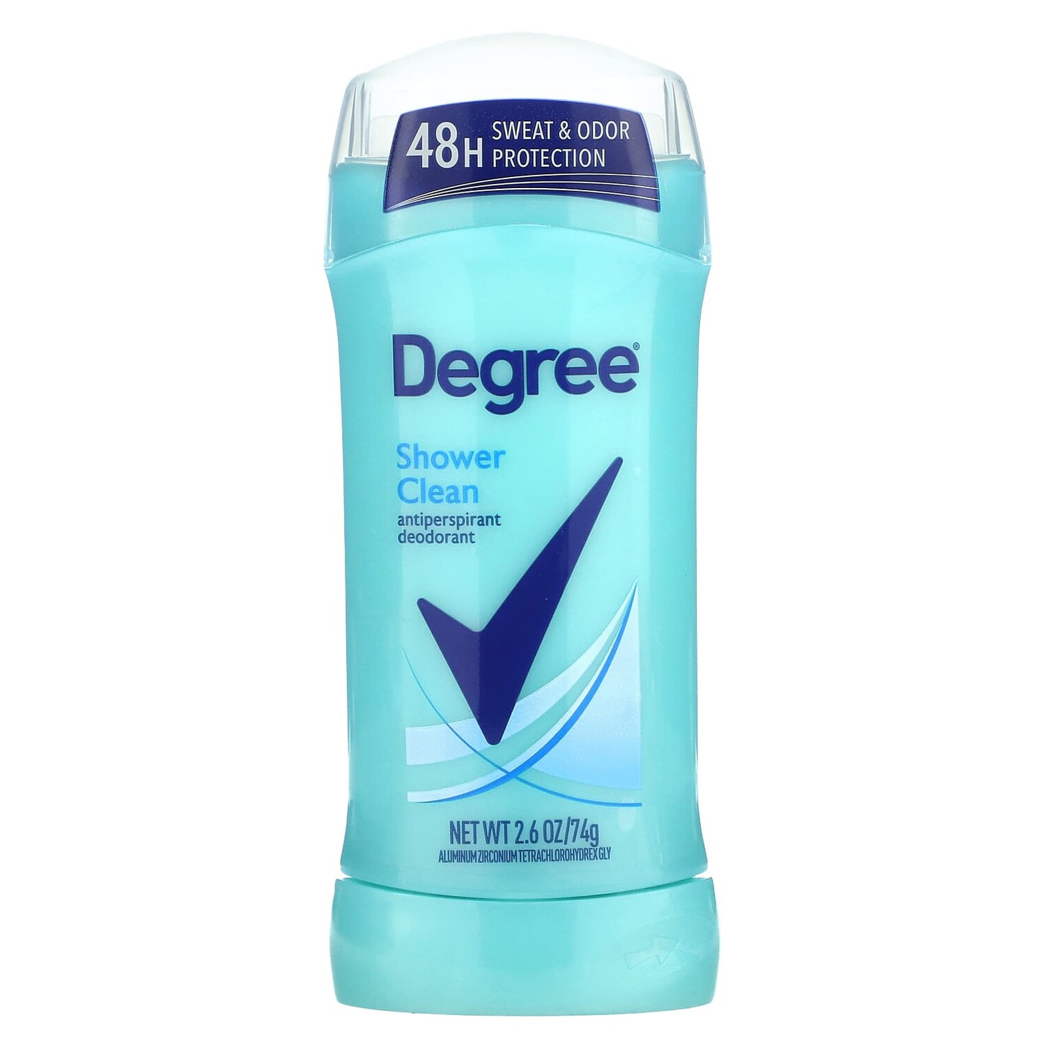 

Дезодорант-антиперспирант, очищение для душа, 74 г (2,6 унции), Degree
