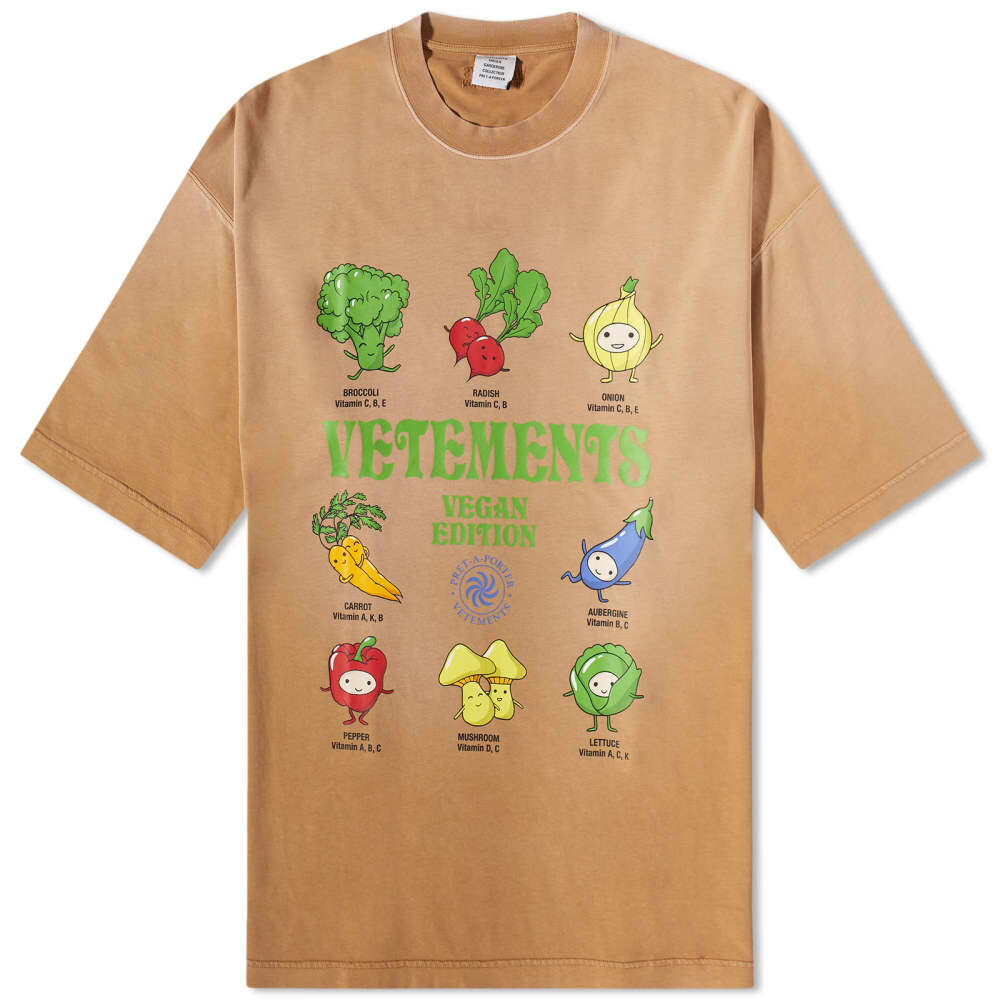 

Футболка с логотипом Vetements Vegan